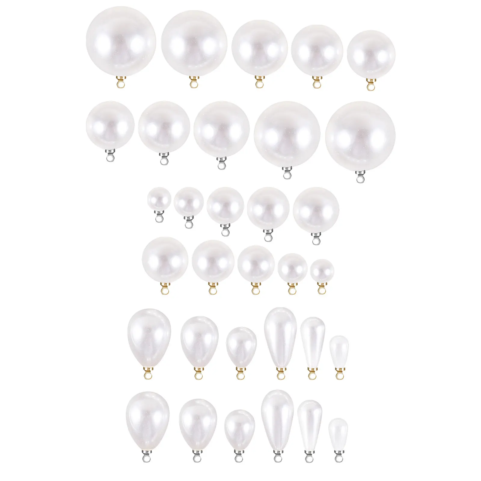 60 Pcs Pearl Pendant Accessories Necklace Charms Diy Jewelry Making Supplies Decorative Pendants Bracelet Earring Mini Set
60 Pcs Pearl Pendant Accessories Necklace Charms Diy Jewelry Making Supplies Decorative Pendants Bracelet Earring Mini Set