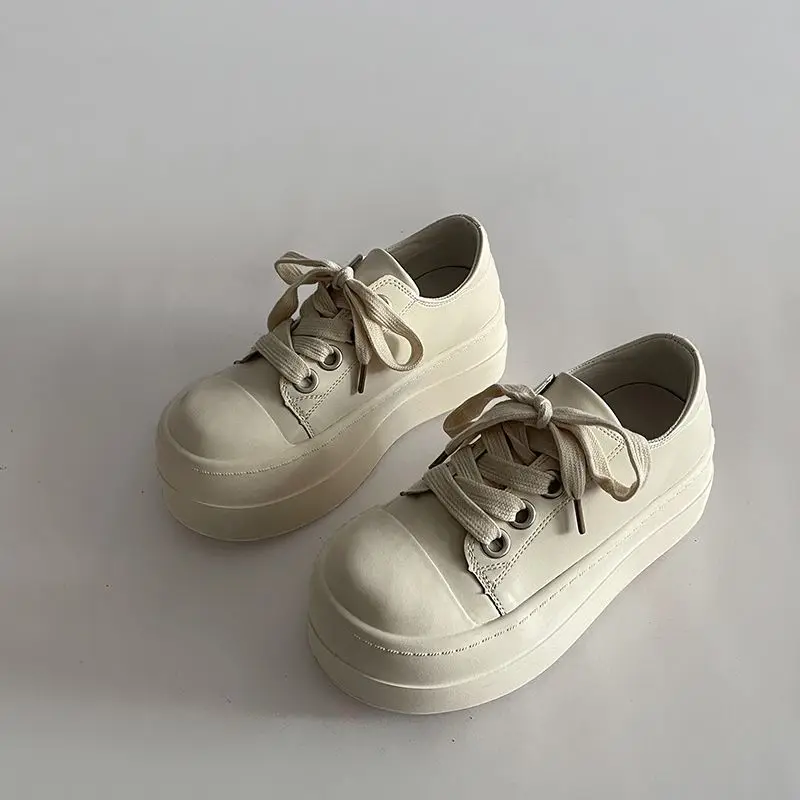 Woman Designer Faux Leather Casual high Chunky Shoes Women's Lace up Classic Shoes sneaker Trendy girl Student Sport Shoes
Woman Designer Faux Leather Casual high Chunky Shoes Women's Lace up Classic Shoes sneaker Trendy girl Student Sport Shoes