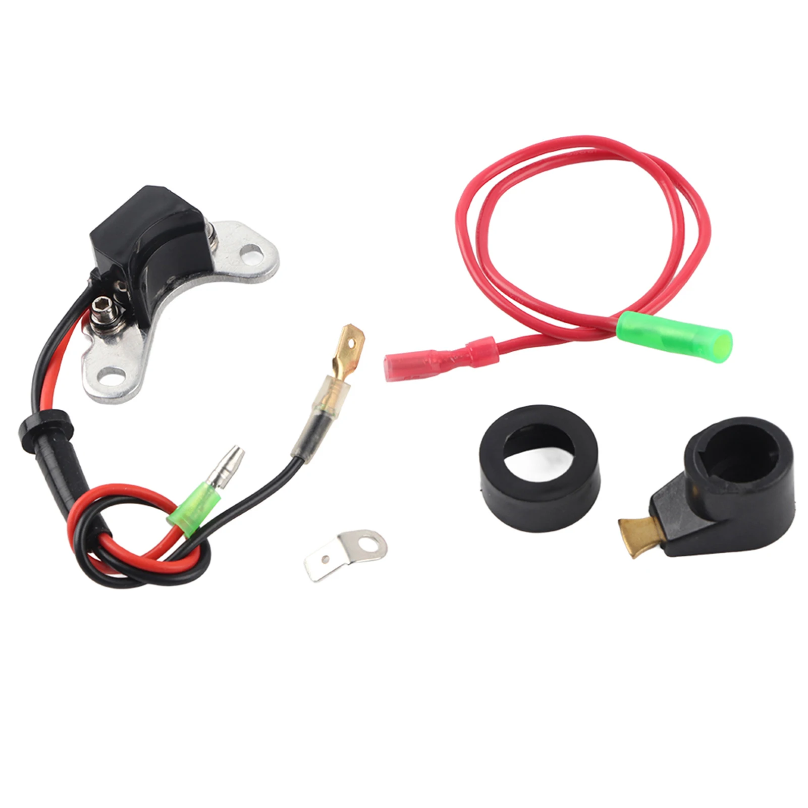 ABS Electronic Ignition Points Conversion Kit Car Modification Accessories Antiwear Replacement for Lucas 25D + DM2
ABS Electronic Ignition Points Conversion Kit Car Modification Accessories Antiwear Replacement for Lucas 25D + DM2