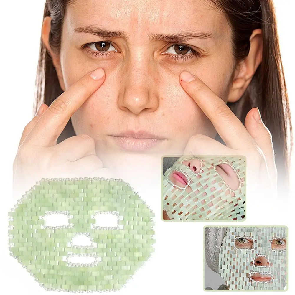 Jade Facial Mask Natural Stone Jade Sleep Mask Anti-Aging Jade Eye Mask Beauty Massage Tools for Puffy Eyes Dark Circles
Jade Facial Mask Natural Stone Jade Sleep Mask Anti-Aging Jade Eye Mask Beauty Massage Tools for Puffy Eyes Dark Circles 