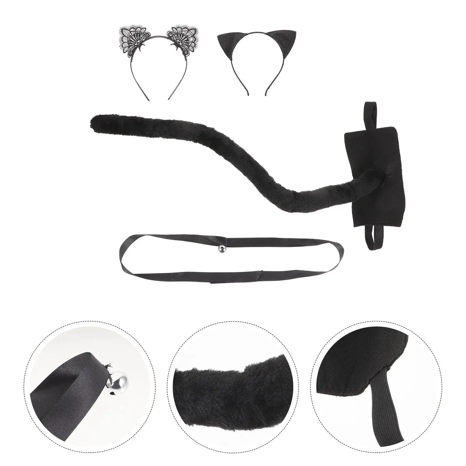 1Set Cat Ear Headband Cute Kawaii Style Animal Ears Hair Band for Cosplay Halloween Costume Festival Party Dress Up Accessories
1Set Cat Ear Headband Cute Kawaii Style Animal Ears Hair Band for Cosplay Halloween Costume Festival Party Dress Up Accessories