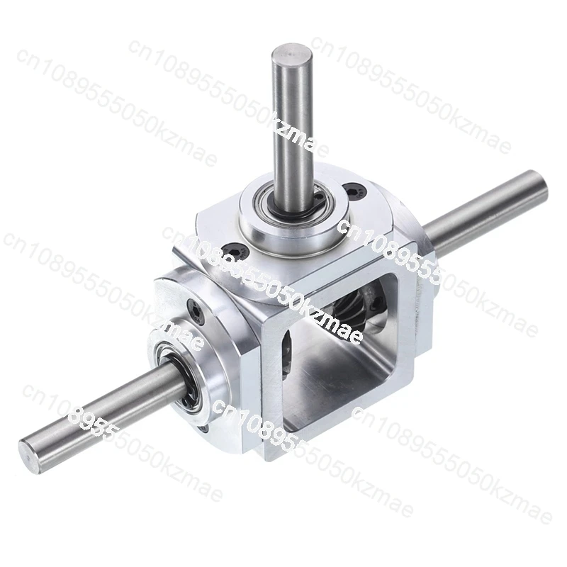 90 Degree Right Angle Bevel Gearbox - 1:1 Ratio Double Output Shaft 1 Module 20 Teeth Reversing Gear-Box
90 Degree Right Angle Bevel Gearbox - 1:1 Ratio Double Output Shaft 1 Module 20 Teeth Reversing Gear-Box