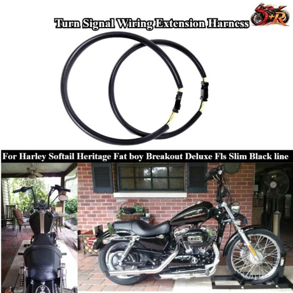 For Harley Softail Heritage Fat boy Breakout Deluxe Fls Slim Black line 16-24 12"14"16"18" Turn Signal Wiring Extension Harness
For Harley Softail Heritage Fat boy Breakout Deluxe Fls Slim Black line 16-24 12"14"16"18" Turn Signal Wiring Extension Harness