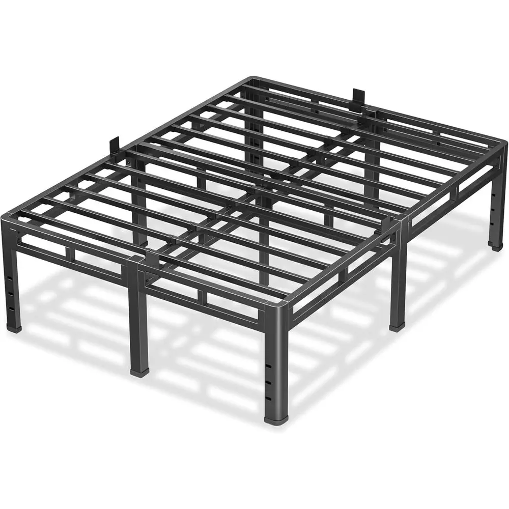 22-дюймовая кровать размера Queen, металлическая кровать и основание-подиум 2-в-1 с круглыми ножками, сверхпрочный металлический каркас на 4000 фунтов, ограничитель скольжения матраса
22-дюймовая кровать размера Queen, металлическая кровать и основание-подиум 2-в-1 с круглыми ножками, сверхпрочный металлический каркас на 4000 фунтов, ограничитель скольжения матраса