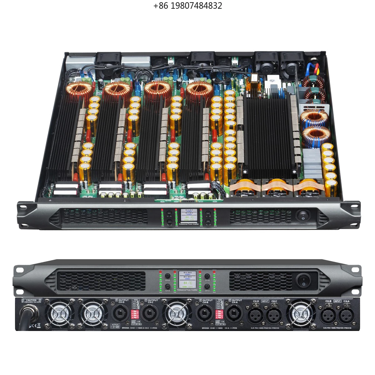 Sound Equipment/amplifiers/speaker Channel 2500 Watts Work Under 2Ω Steadily Class D Digital Power Amplifier
Sound Equipment/amplifiers/speaker Channel 2500 Watts Work Under 2Ω Steadily Class D Digital Power Amplifier