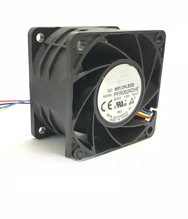 FOR Delta PFR0624DHE 6038 24V 1.20A 6CM 4-wire PM speed regulation cooling fan
FOR Delta PFR0624DHE 6038 24V 1.20A 6CM 4-wire PM speed regulation cooling fan