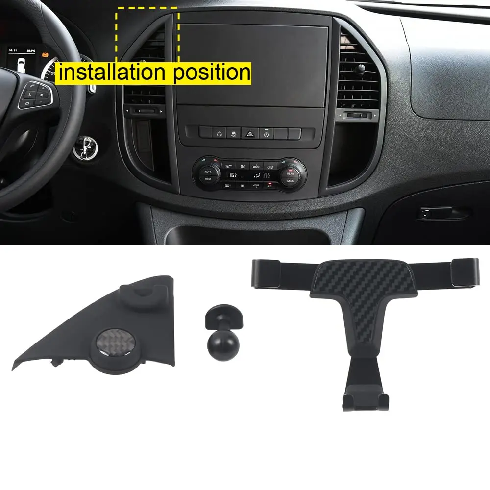 for Mercedes-Benz Vito W447 2015-2022 Air Vent Mount Clip Mobile Phone Holder Smartphone Bracket 1 Set
for Mercedes-Benz Vito W447 2015-2022 Air Vent Mount Clip Mobile Phone Holder Smartphone Bracket 1 Set
