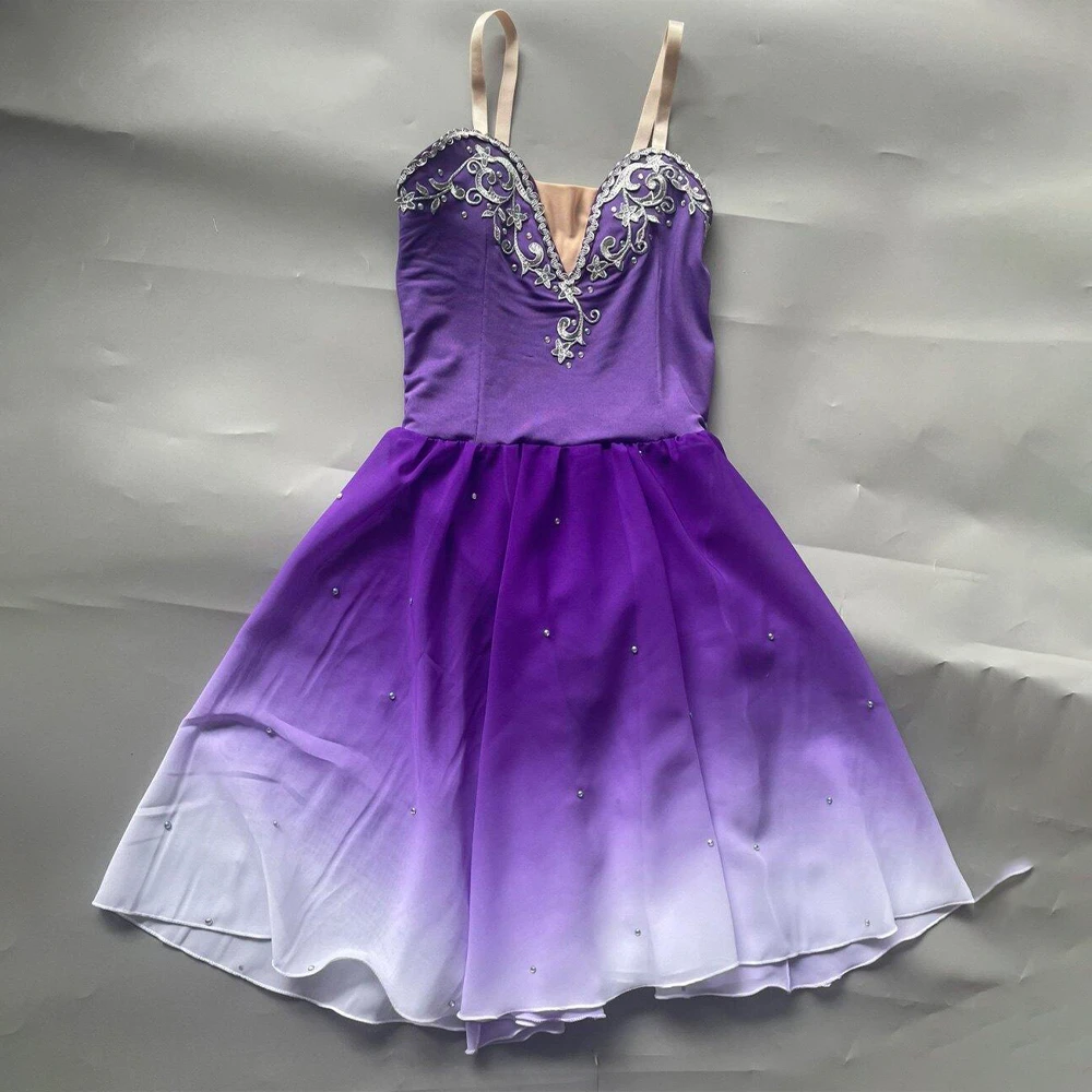 Kids Purple Gradient Ballet Dress Cupid Girls Women Romantic Lyrical Dance Costume Children's Performance Tutu Dress Ballerina
Kids Purple Gradient Ballet Dress Cupid Girls Women Romantic Lyrical Dance Costume Children's Performance Tutu Dress Ballerina