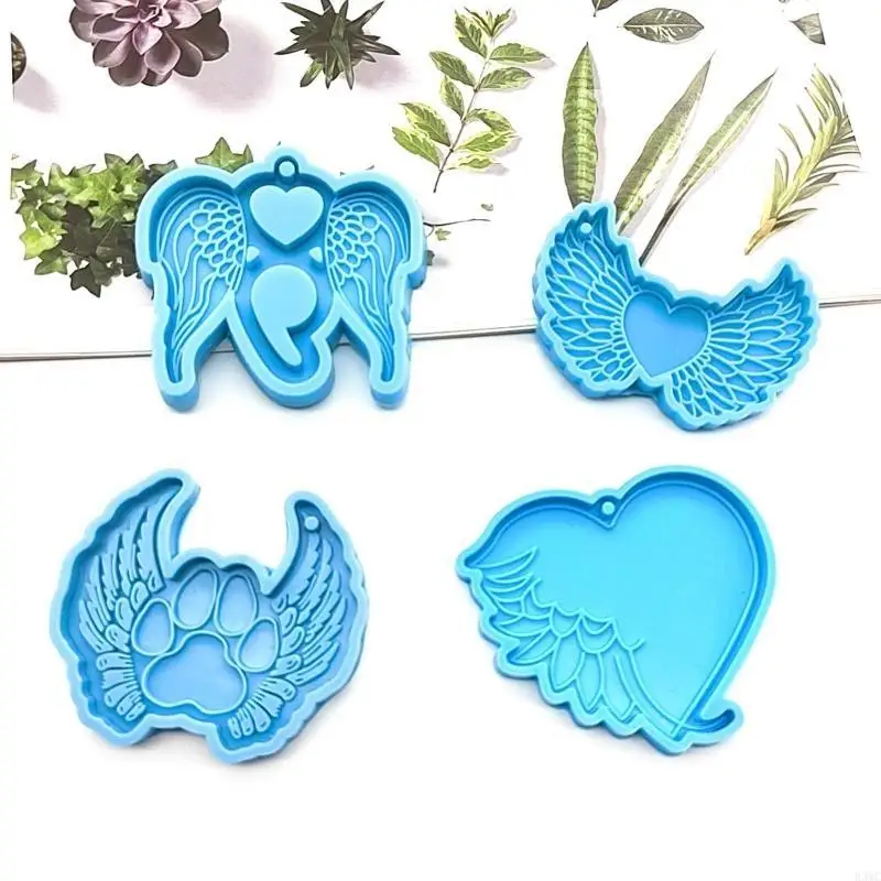 R3MC 4 Pieces Love Angel Wings Resin Casting Silicone Mold Woman Keychain Decorative Pendant Jewelry Mold for DIY Crafts
R3MC 4 Pieces Love Angel Wings Resin Casting Silicone Mold Woman Keychain Decorative Pendant Jewelry Mold for DIY Crafts