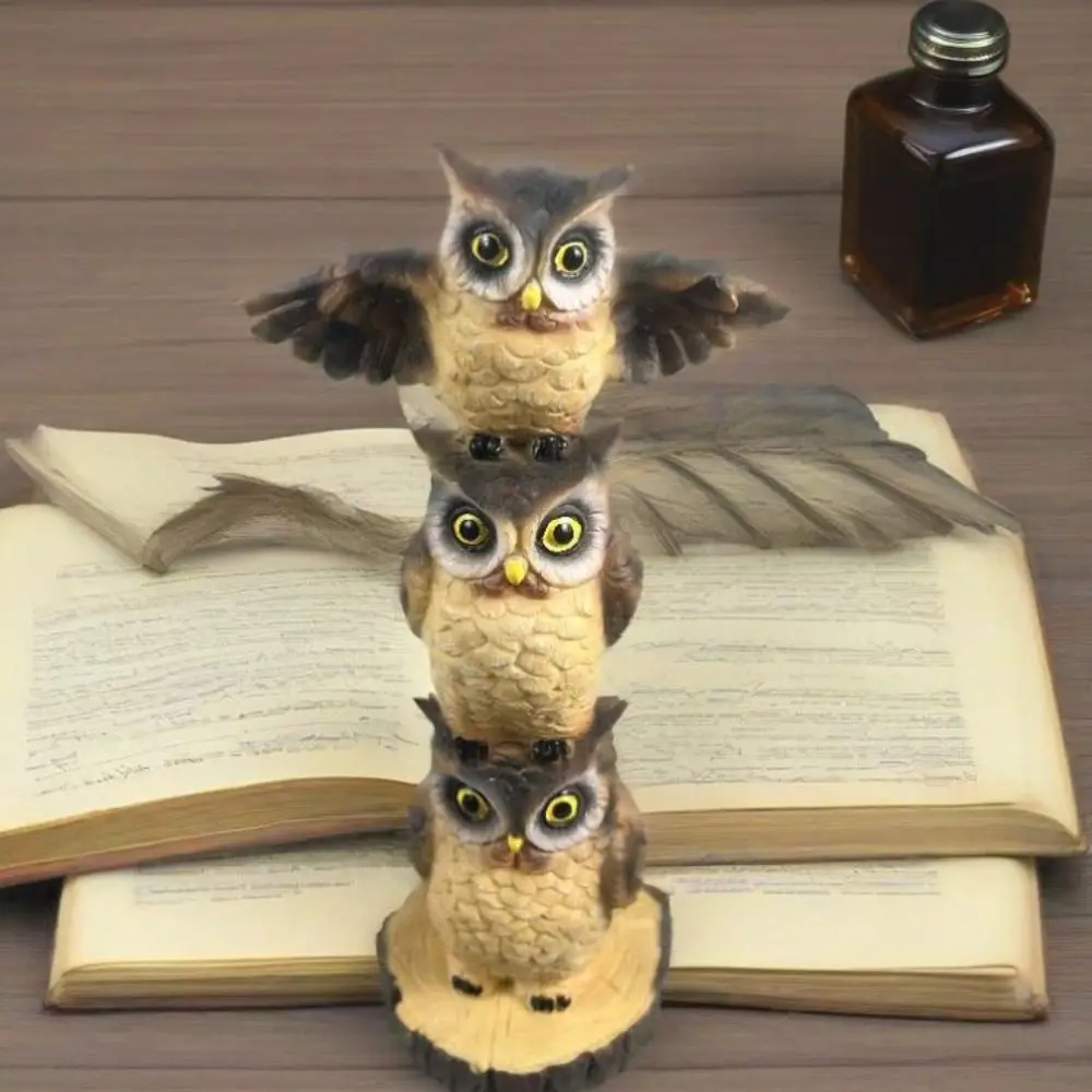 Novelty Handicraft Fake Owl Outdoor Sculpture Craft Simulated Resin Owl Statue Display Model Lucky Owl Figurine Festival Decor
Novelty Handicraft Fake Owl Outdoor Sculpture Craft Simulated Resin Owl Statue Display Model Lucky Owl Figurine Festival Decor