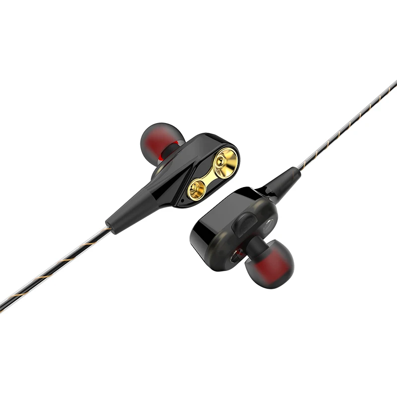 Dual Drive 3.5mm Jack Wired In-Ear Earphone Stereo In Ear Earphones With Microphone Earbuds for PC Mobile Phone
Dual Drive 3.5mm Jack Wired In-Ear Earphone Stereo In Ear Earphones With Microphone Earbuds for PC Mobile Phone