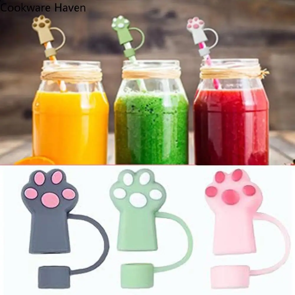 Cute 10mm Cat Paw Straw Cover Dust-Proof Reusable Straw Topper Spill-Proof Straw Tip Party
Cute 10mm Cat Paw Straw Cover Dust-Proof Reusable Straw Topper Spill-Proof Straw Tip Party