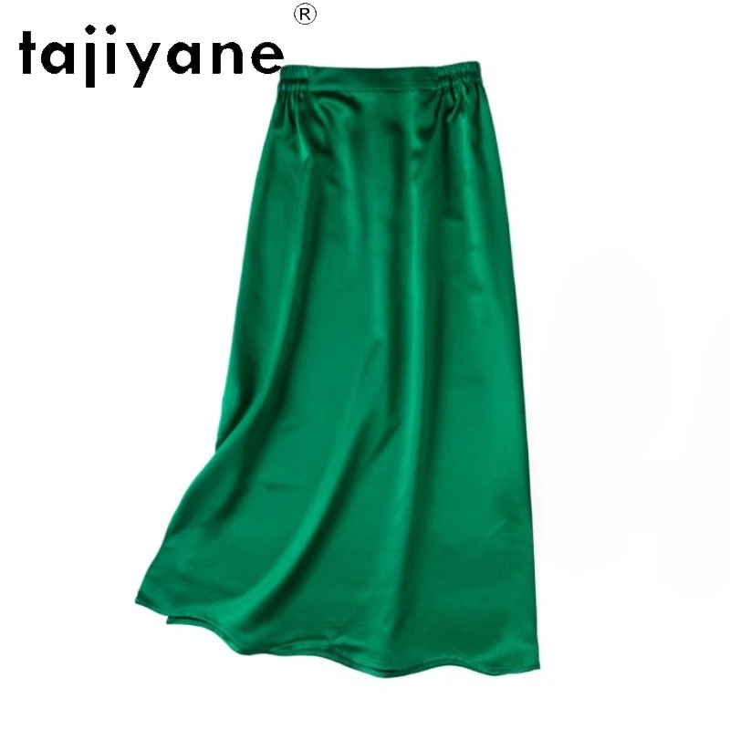 TAJIYANE 100% Natural Mulberry Silk Skirt Elegant Green Long Skirts 40 MM Summer Skirt Woman Clothing 2025 Faldas Para Mujeres
TAJIYANE 100% Natural Mulberry Silk Skirt Elegant Green Long Skirts 40 MM Summer Skirt Woman Clothing 2025 Faldas Para Mujeres