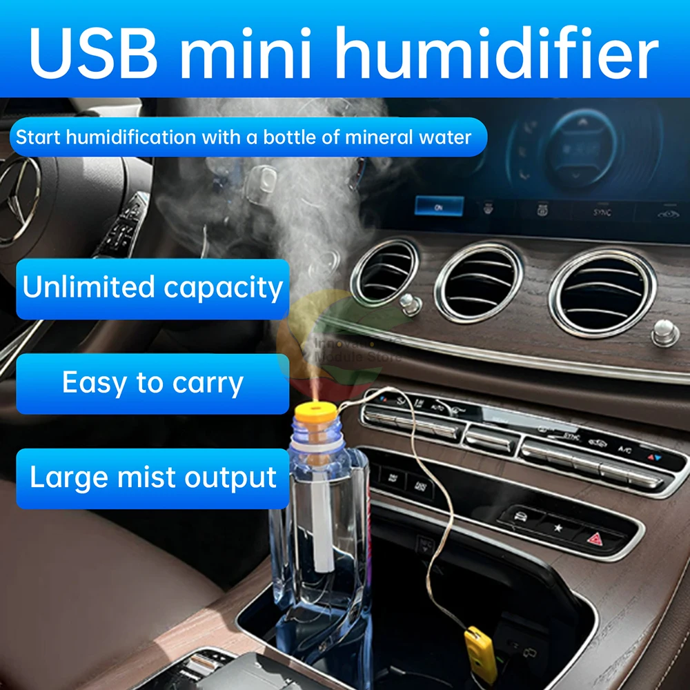 DC 5V Mini USB Humidifier Single Spray Humidification Module Ultrasonic Atomization Control Humidifier USB Interface
DC 5V Mini USB Humidifier Single Spray Humidification Module Ultrasonic Atomization Control Humidifier USB Interface