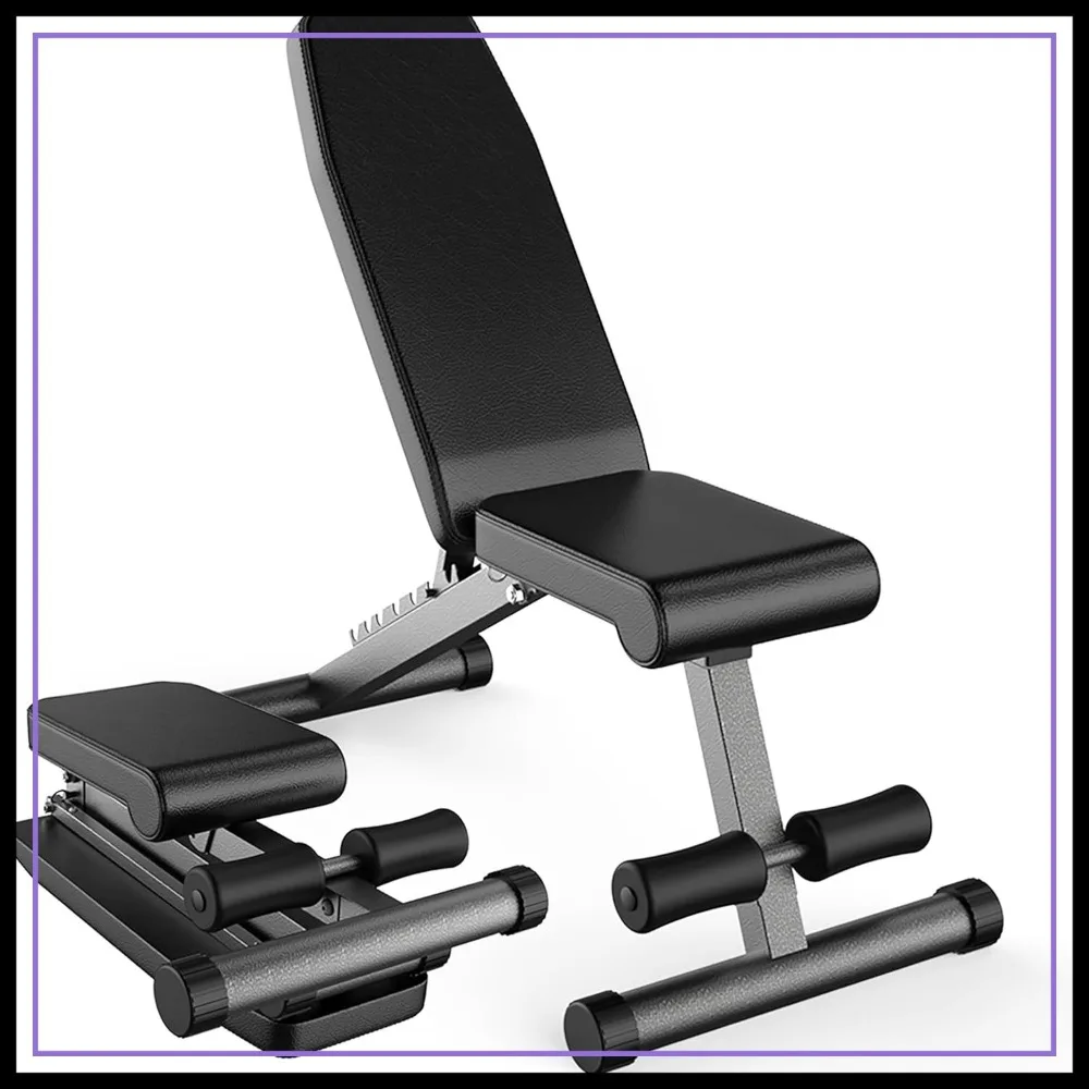 5-in-1 Adjustable Weight Bench for Home Gym, Foldable for Bench Press & Full Body Workout, 800 lb Capacity
5-in-1 Adjustable Weight Bench for Home Gym, Foldable for Bench Press & Full Body Workout, 800 lb Capacity