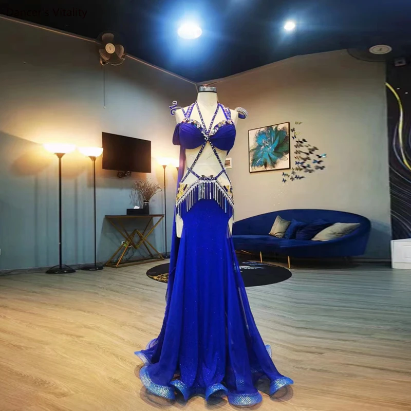 Belly Dance Competition Performance Clothes Suit for Women Oriental Dance Clothing Cusomized Adult Children Dance Wear Outfit
Belly Dance Competition Performance Clothes Suit for Women Oriental Dance Clothing Cusomized Adult Children Dance Wear Outfit