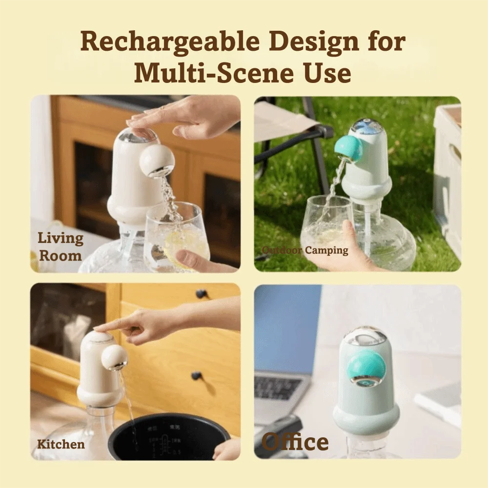 Type-C Charging Automatic Water Dispenser Electric Pump Dual Pump/single Pump USB Charging Water Bottle
Type-C Charging Automatic Water Dispenser Electric Pump Dual Pump/single Pump USB Charging Water Bottle