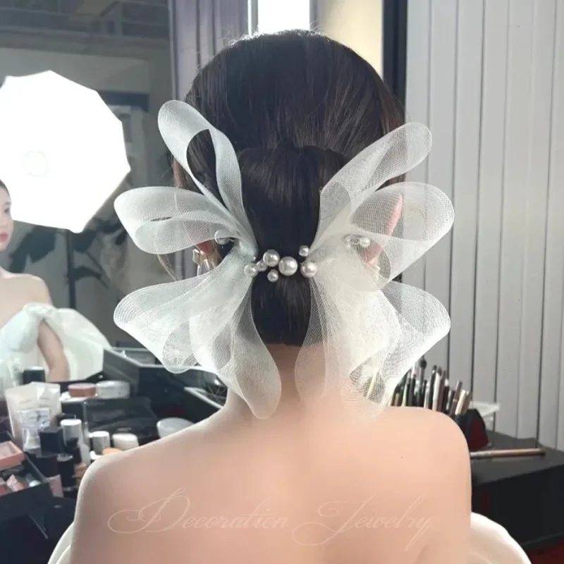 One Pair Handmade Bow Hairpin With Pearl White Bridal Headwear Headdress for Women Hair Ornament Accessories Jewelry
One Pair Handmade Bow Hairpin With Pearl White Bridal Headwear Headdress for Women Hair Ornament Accessories Jewelry