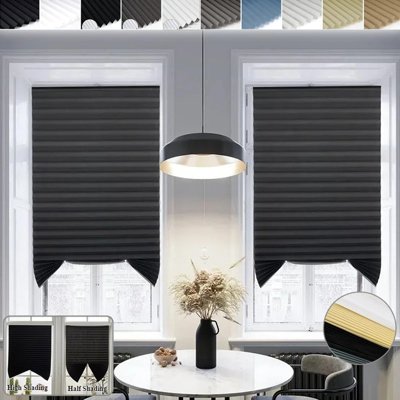 Half/High Shading Self-Adhesive Pleated Blinds Solid Color Curtain for Bedroom Kitchen Bathroom Room Balcony Shade Curtain 암막 커튼
Half/High Shading Self-Adhesive Pleated Blinds Solid Color Curtain for Bedroom Kitchen Bathroom Room Balcony Shade Curtain 암막 커튼
