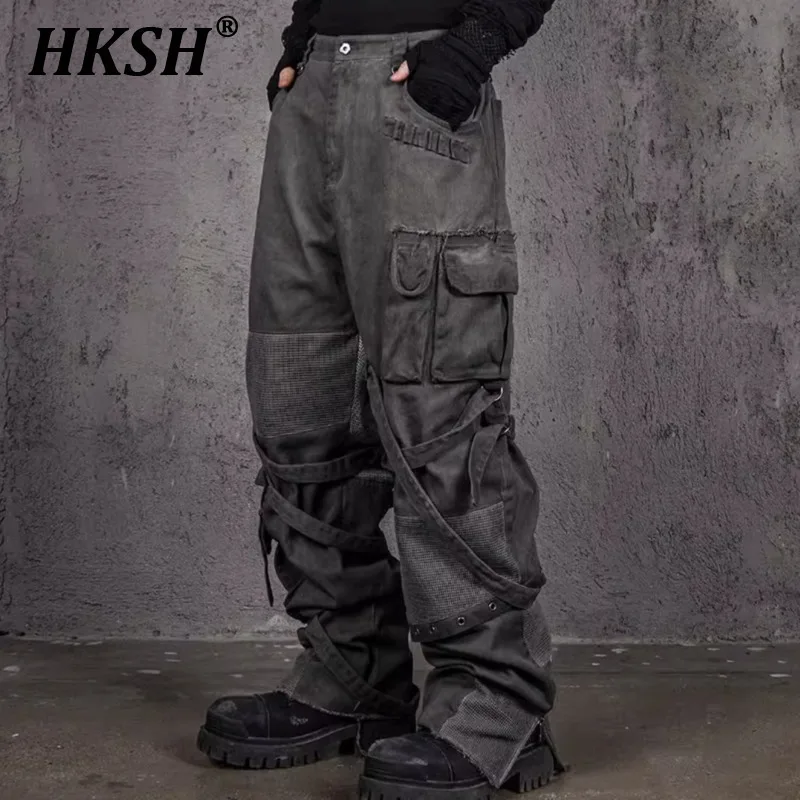 HKSH 2025 весна лето новые мужские Tide Y2K уличная одежда винтажная мода оригинальный дизайн лоскутные шикарные свободные хлопковые брюки Ins HK5250
HKSH 2025 весна лето новые мужские Tide Y2K уличная одежда винтажная мода оригинальный дизайн лоскутные шикарные свободные хлопковые брюки Ins HK5250