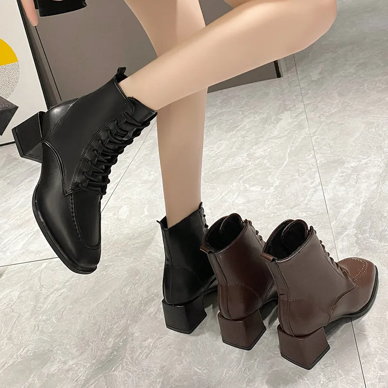 2023 New Boots Lady Boots-Women Autumn Shoes Elegant High Heel Rubber Ankle Solid Basic Casual Loafers Ladies Fashion Boots
2023 New Boots Lady Boots-Women Autumn Shoes Elegant High Heel Rubber Ankle Solid Basic Casual Loafers Ladies Fashion Boots