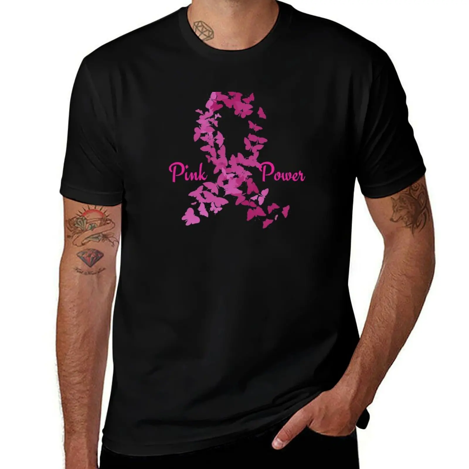Pink Power - Breast Cancer Awareness T-Shirt graphic shirts plus sizes shirts graphic tee men 
Pink Power - Breast Cancer Awareness T-Shirt graphic shirts plus sizes shirts graphic tee men