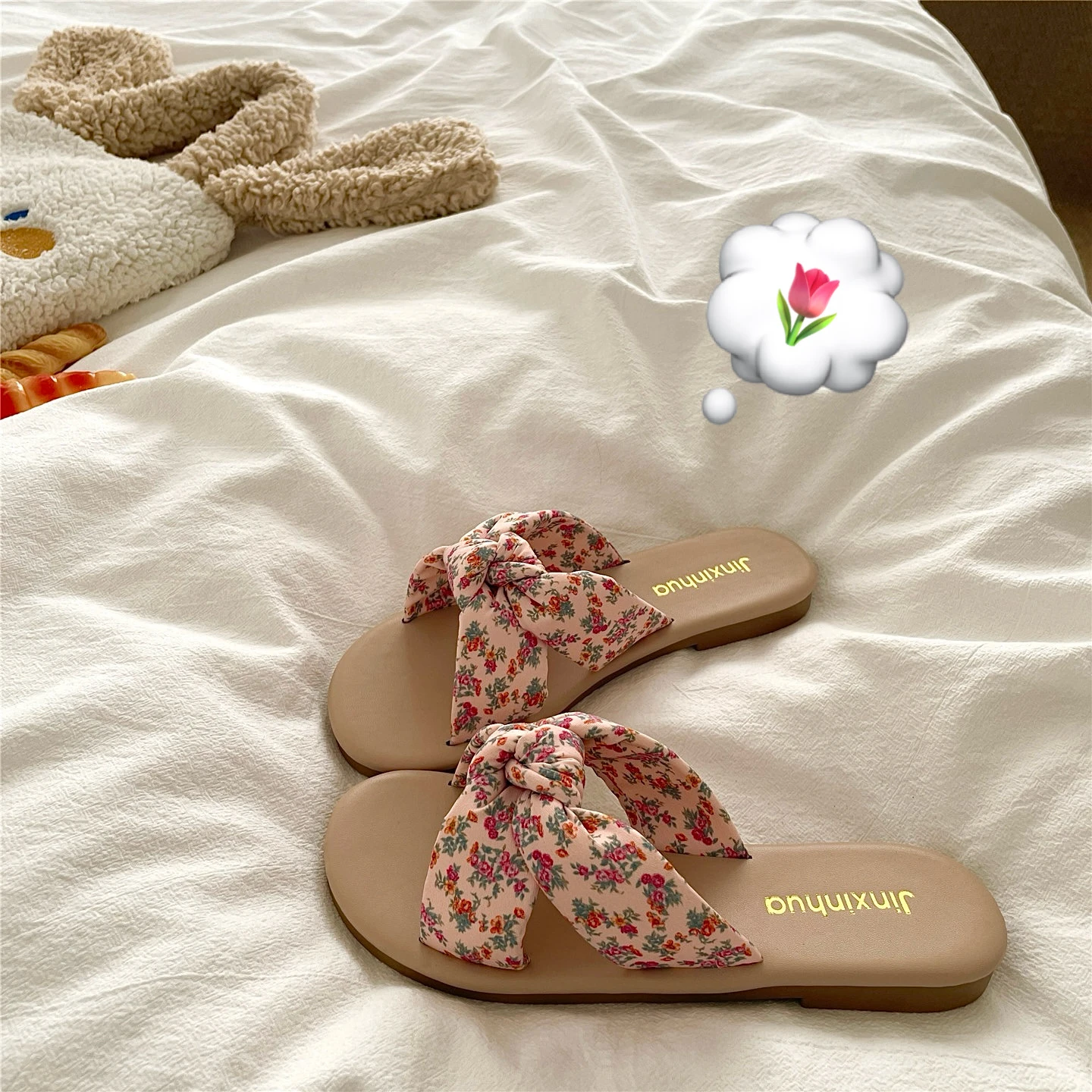 Floral Peony Knot INS Soft Vacation Thong Sandals Women's Summer Breathable Anti-slip Outdoor Wear Flat Heel Slip-On Shoes
Floral Peony Knot INS Soft Vacation Thong Sandals Women's Summer Breathable Anti-slip Outdoor Wear Flat Heel Slip-On Shoes