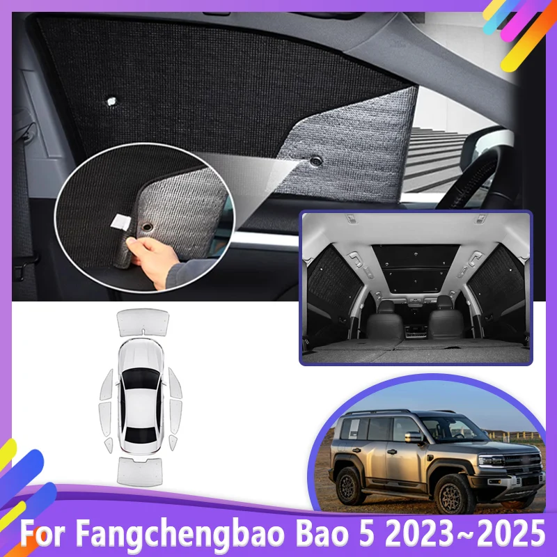Car Windshield Cover For BYD Fang Cheng Bao Leopard 5 Denza B5 2023 2024 2025 Reflector Shade Visor Heat insulation Auto Parts
Car Windshield Cover For BYD Fang Cheng Bao Leopard 5 Denza B5 2023 2024 2025 Reflector Shade Visor Heat insulation Auto Parts