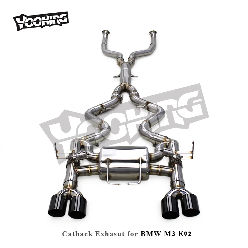 Exhaust Pipe System For BMW M3 E90/E92/E93 4.0L 2008-2013 Stainless Steel Exhaust System Vacuum Valve Plated Black Tips
Exhaust Pipe System For BMW M3 E90/E92/E93 4.0L 2008-2013 Stainless Steel Exhaust System Vacuum Valve Plated Black Tips