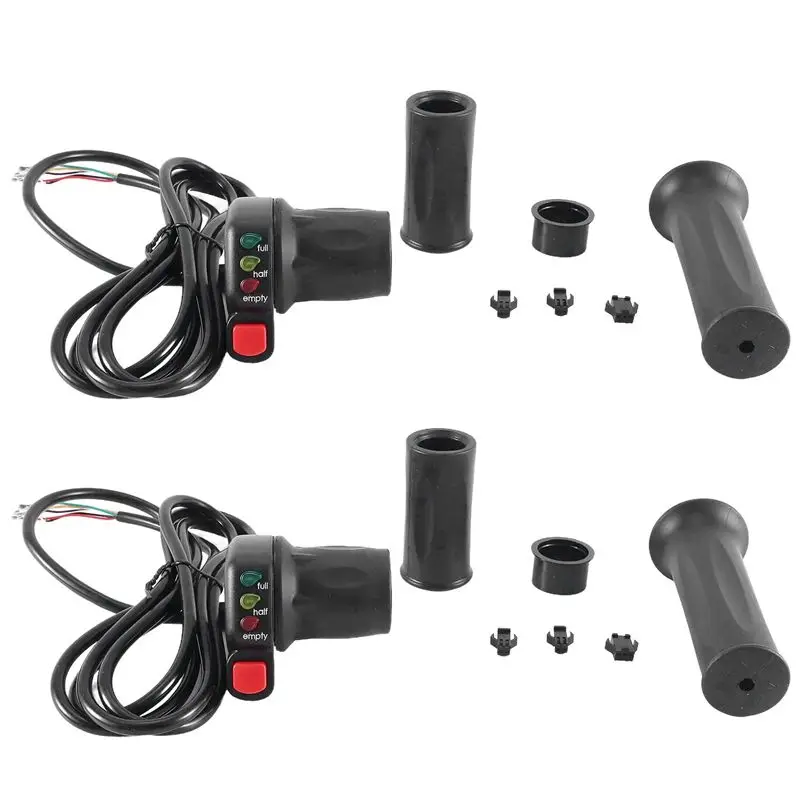 2X Electric Bike Throttle Accelerator For Electric Bicycle/E-Bike/Mountain Bike Throttle Speed Control Handle,36V-A08Q
2X Electric Bike Throttle Accelerator For Electric Bicycle/E-Bike/Mountain Bike Throttle Speed Control Handle,36V-A08Q