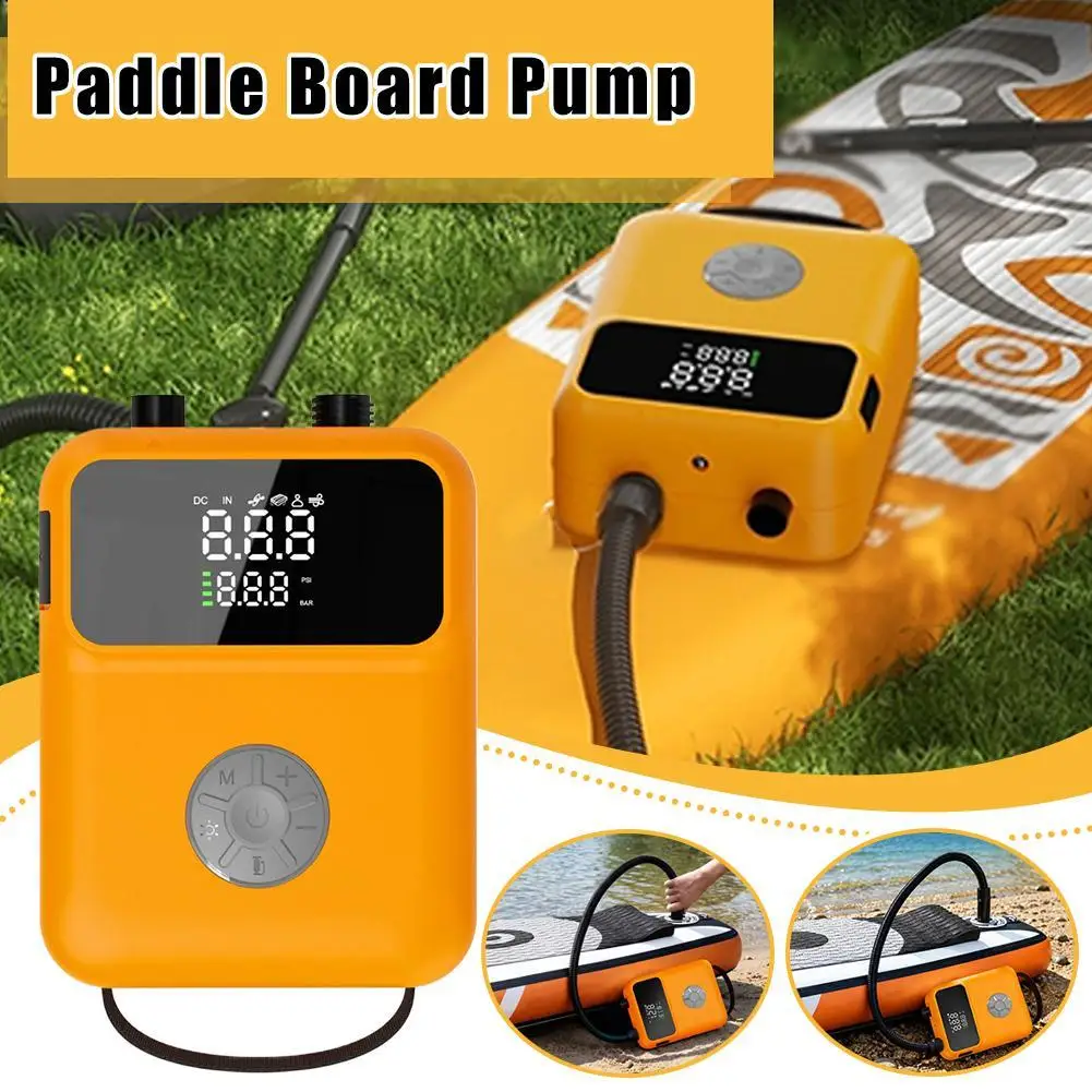 20PSI High Pressure Electric SUP Pump 12000mAh Portable Inflatable Pump for Kayak Boat Tent Mattress Wing Kite
20PSI High Pressure Electric SUP Pump 12000mAh Portable Inflatable Pump for Kayak Boat Tent Mattress Wing Kite