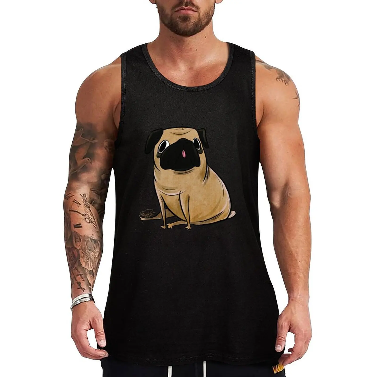 Pug Tank Top Street Fashion Tank Top Urban Sleeveless Wear
Pug Tank Top Street Fashion Tank Top Urban Sleeveless Wear