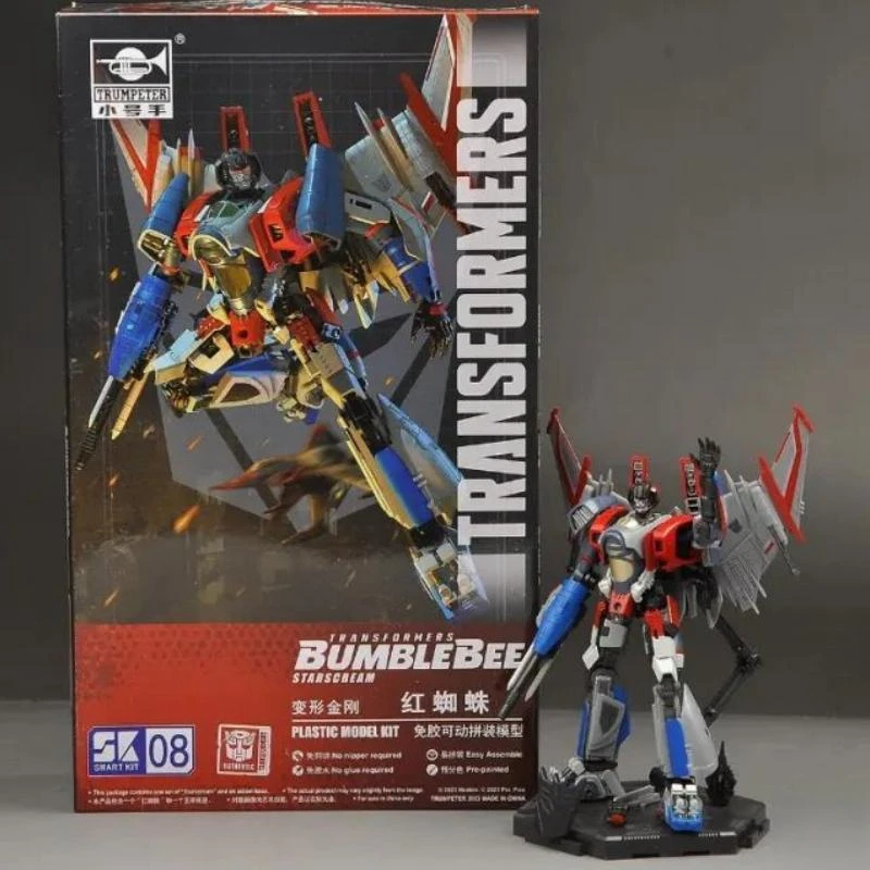New In Stock Transformers Trumpet Player Bumblebee Movie Spin Off Red Spider Assembly Model Toy Gift
New In Stock Transformers Trumpet Player Bumblebee Movie Spin Off Red Spider Assembly Model Toy Gift