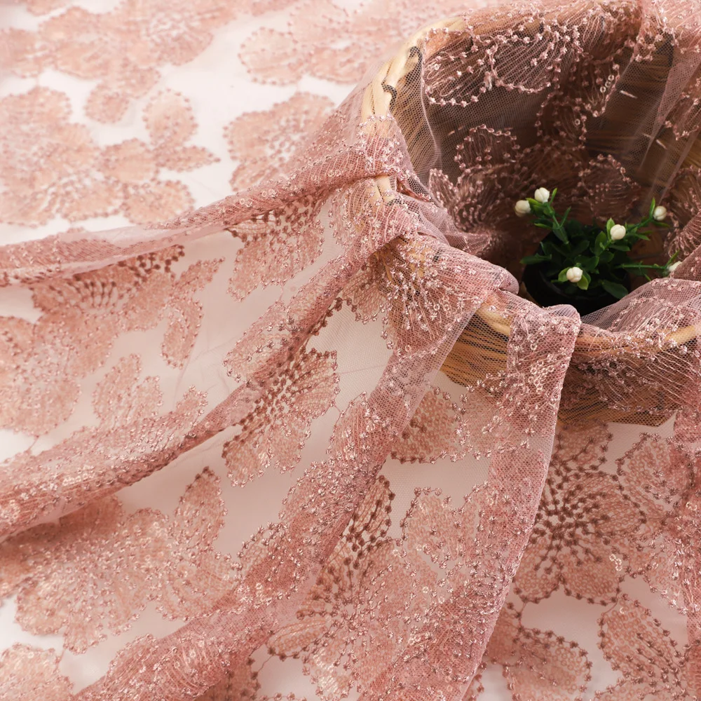Beautiful and elegant 3D sequin floral embroidered lace fabric for wedding dresses, women's clothing, designer dress fabrics
Beautiful and elegant 3D sequin floral embroidered lace fabric for wedding dresses, women's clothing, designer dress fabrics