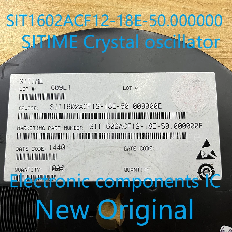 New Original SIT1602ACF12-18E-50.000000 SIT1602ACF12 SIT1602 STANDARD FREQUENCY, LOW POWER OSCILLATOR, -20 TO 70C, 1.8V, 50MHZ
New Original SIT1602ACF12-18E-50.000000 SIT1602ACF12 SIT1602 STANDARD FREQUENCY, LOW POWER OSCILLATOR, -20 TO 70C, 1.8V, 50MHZ