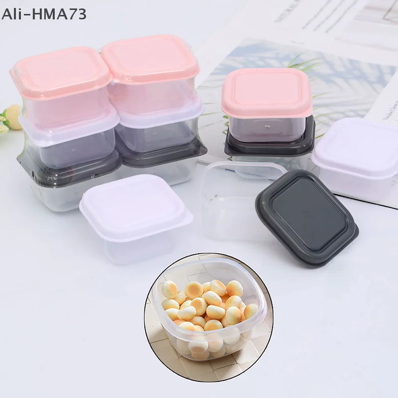 6pcs Three Colors Candy Nut Snack Storage Box Desktop Square Mini Storage Kitchen Spice Storage Box Jam Box
6pcs Three Colors Candy Nut Snack Storage Box Desktop Square Mini Storage Kitchen Spice Storage Box Jam Box