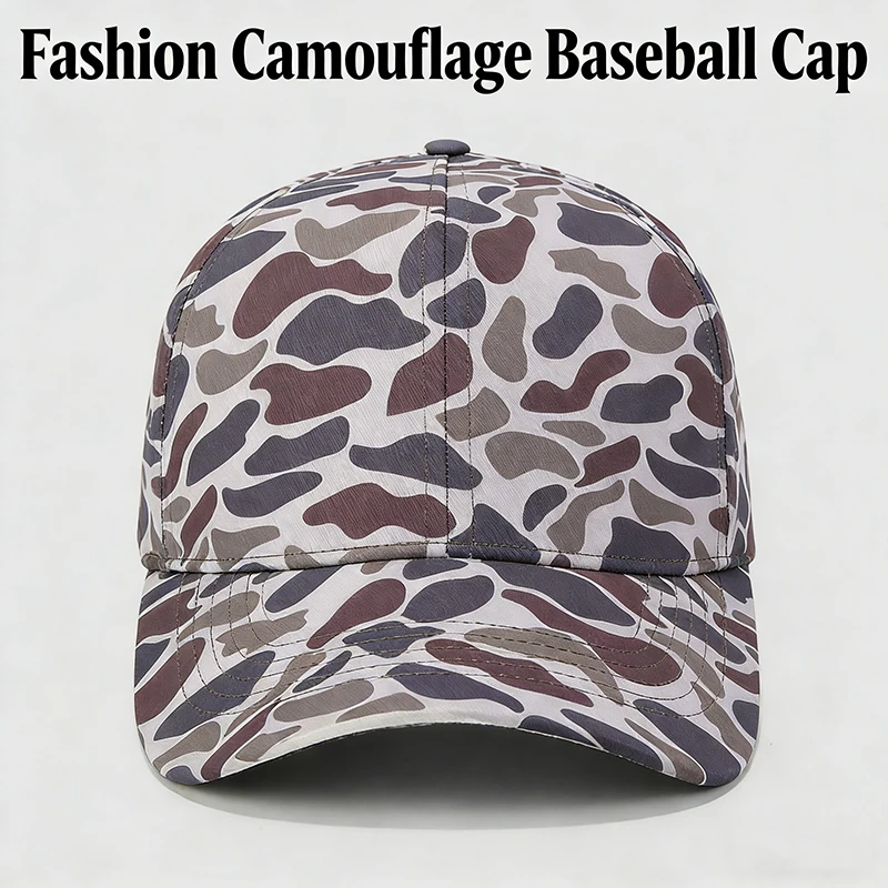 Retro Camo Flat Brim Cap Unisex Casual Stylish Outdoor Soft Top Sun Protection Baseball Hat
Retro Camo Flat Brim Cap Unisex Casual Stylish Outdoor Soft Top Sun Protection Baseball Hat