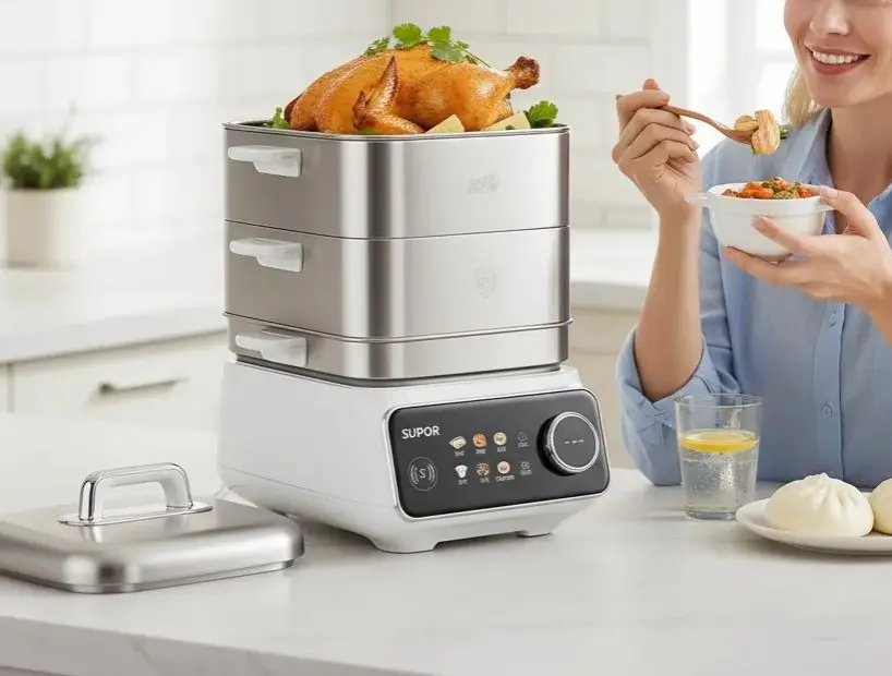 Multifunctional Electric Steamer: Household Breakfast Machine – Multi-Layer Steaming, Cooking Pot & Stewing All-in-One
Multifunctional Electric Steamer: Household Breakfast Machine – Multi-Layer Steaming, Cooking Pot & Stewing All-in-One