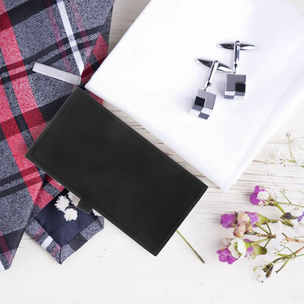 2 Pcs Storage Black Cufflink Box Links Small Boxes Pu Cufflinks Display Case
2 Pcs Storage Black Cufflink Box Links Small Boxes Pu Cufflinks Display Case