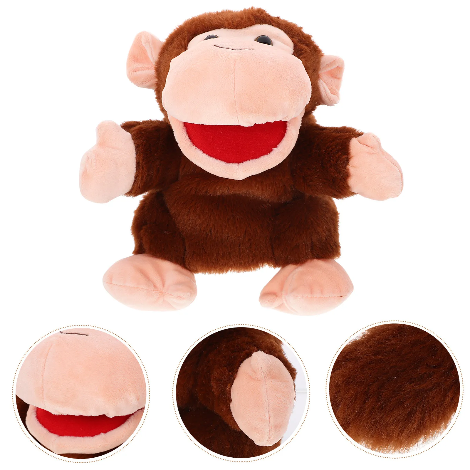 Cartoon Monkey Hand Puppet Soft Stuffed Interactive Storytelling Prop for Kids Early Education Role Play Classroom Church
Cartoon Monkey Hand Puppet Soft Stuffed Interactive Storytelling Prop for Kids Early Education Role Play Classroom Church