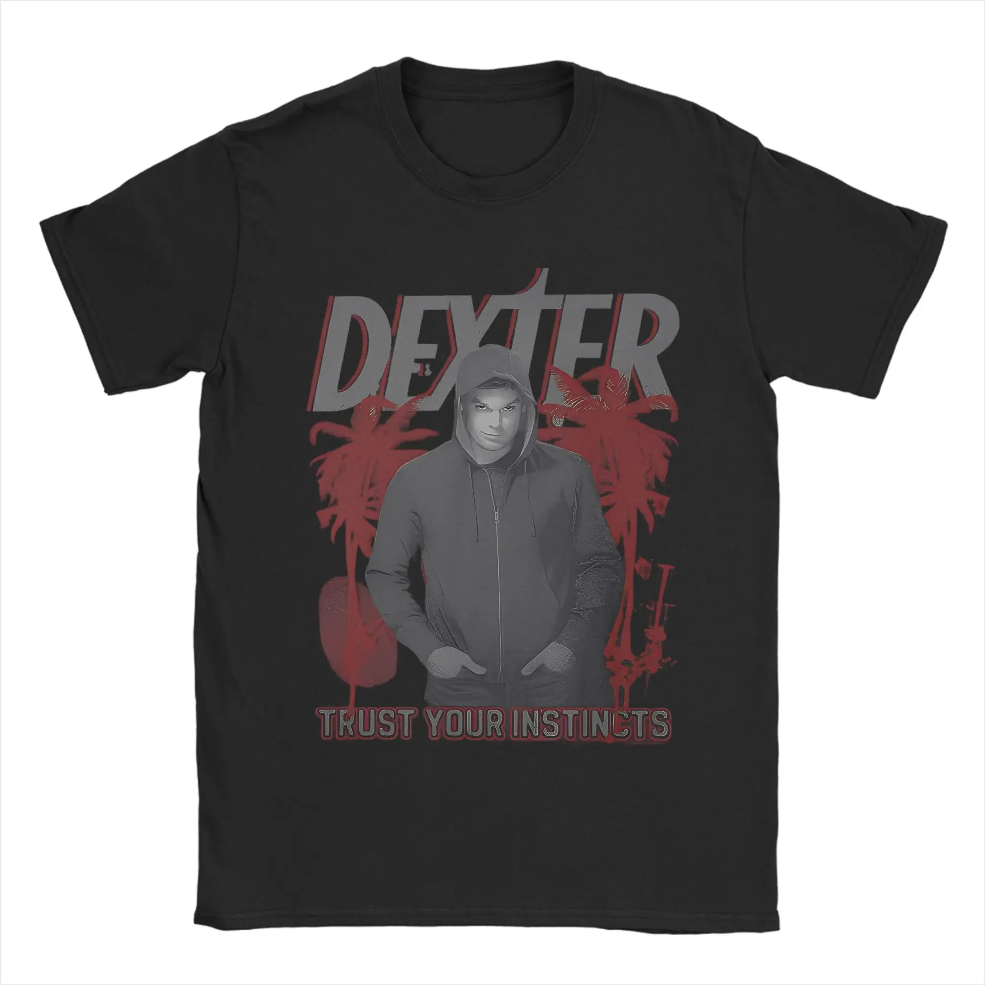 Dexter Morgan Movie Men T Shirts Crime TV Drama Leisure Tees Short Sleeve Round Neck T-Shirt Cotton Classic Tops
Dexter Morgan Movie Men T Shirts Crime TV Drama Leisure Tees Short Sleeve Round Neck T-Shirt Cotton Classic Tops
