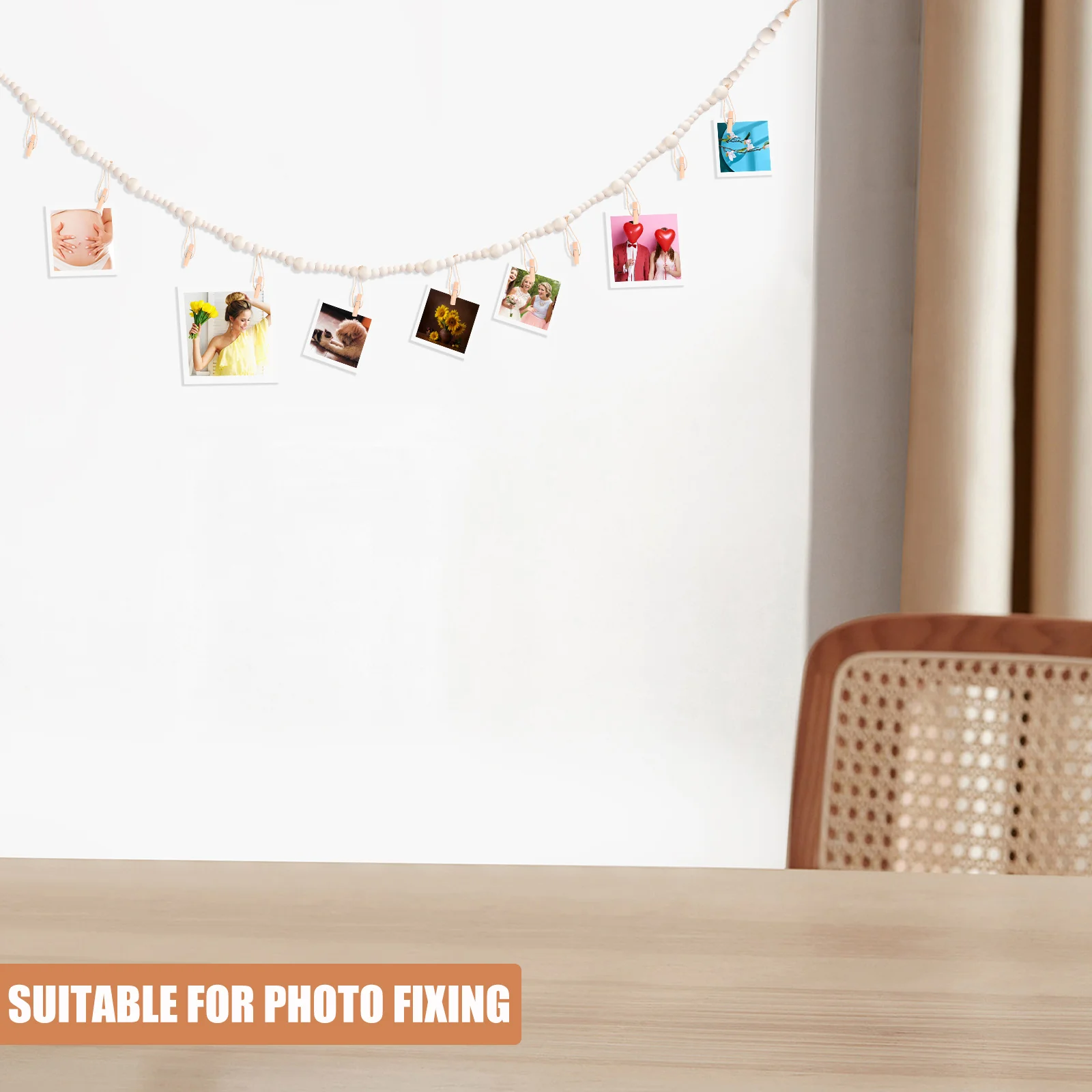 Bead String Photo Clips Wall Art Decor Artwork Christmas Card Display Greeting Holder Home Decoration Picture Hanging 
Bead String Photo Clips Wall Art Decor Artwork Christmas Card Display Greeting Holder Home Decoration Picture Hanging