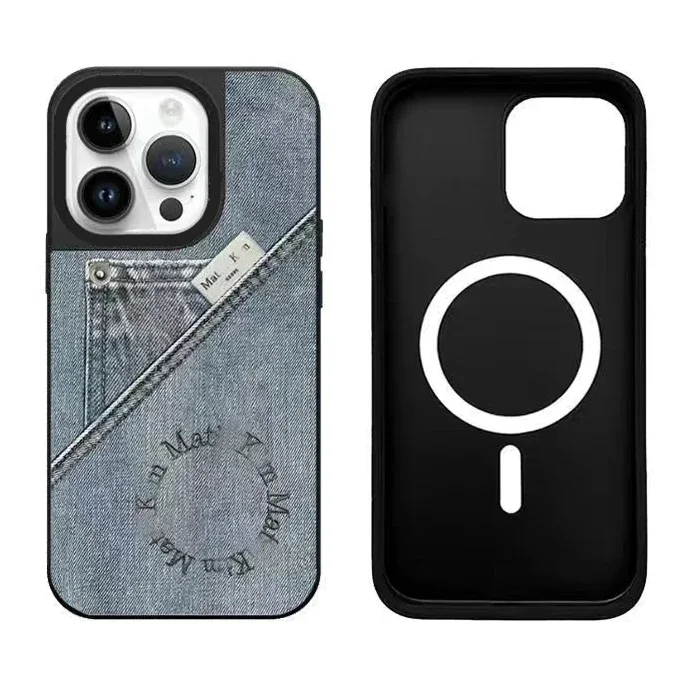 Korean Fashion Jeans iPhone 12 13 14 15 Pro Max Case – Mirror Surface iPhone Case with MagSafe Engraved C
Korean Fashion Jeans iPhone 12 13 14 15 Pro Max Case – Mirror Surface iPhone Case with MagSafe Engraved C