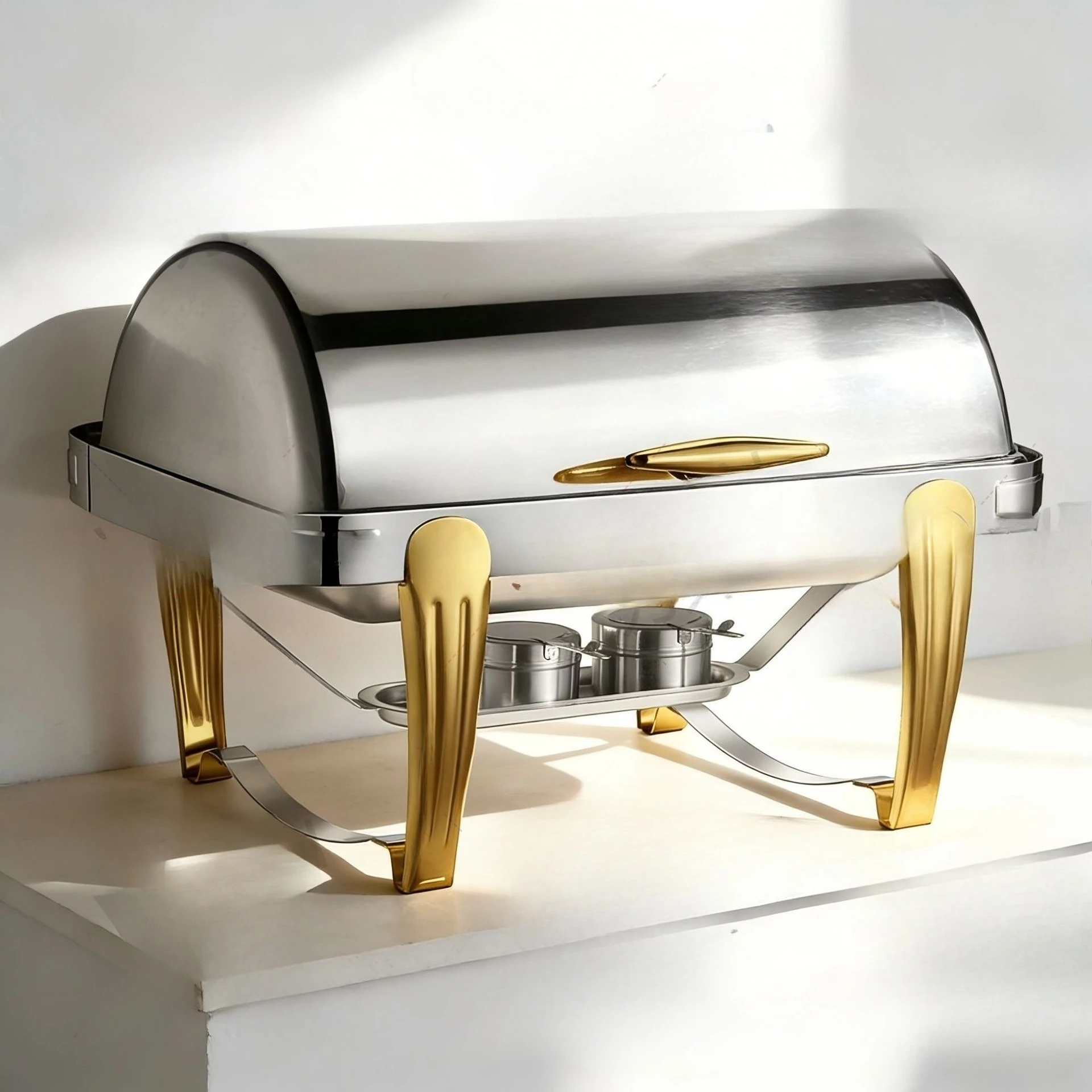 Buffet stove Golden Buffy stove 9L/12L rectangular visual hotel restaurant thermal insulation stove
Buffet stove Golden Buffy stove 9L/12L rectangular visual hotel restaurant thermal insulation stove