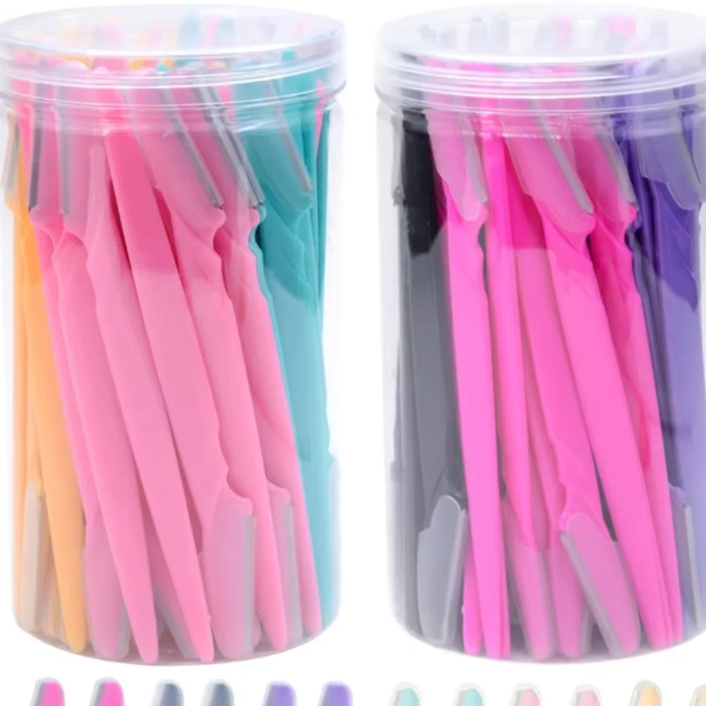30 Pcs/Bottle Practical Safety Eyebrow Trimmer Plastics Portable Blade Shaver Durable Hair Removal Cutters Women 
30 Pcs/Bottle Practical Safety Eyebrow Trimmer Plastics Portable Blade Shaver Durable Hair Removal Cutters Women