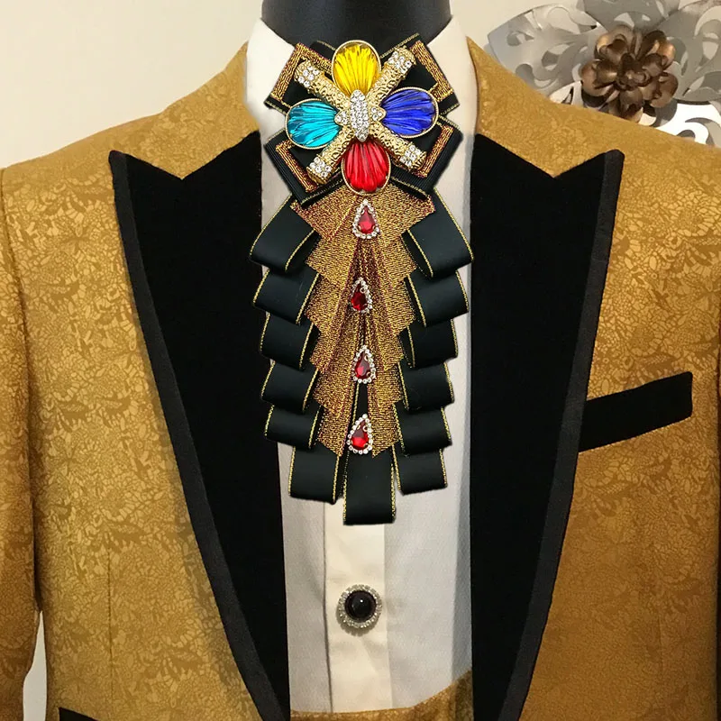 New Original Design Men's Wedding Tie Luxury Handmade Jewelry High-end Banquet Wedding Suit Tie Shirt Collar Flower Jewelry
New Original Design Men's Wedding Tie Luxury Handmade Jewelry High-end Banquet Wedding Suit Tie Shirt Collar Flower Jewelry