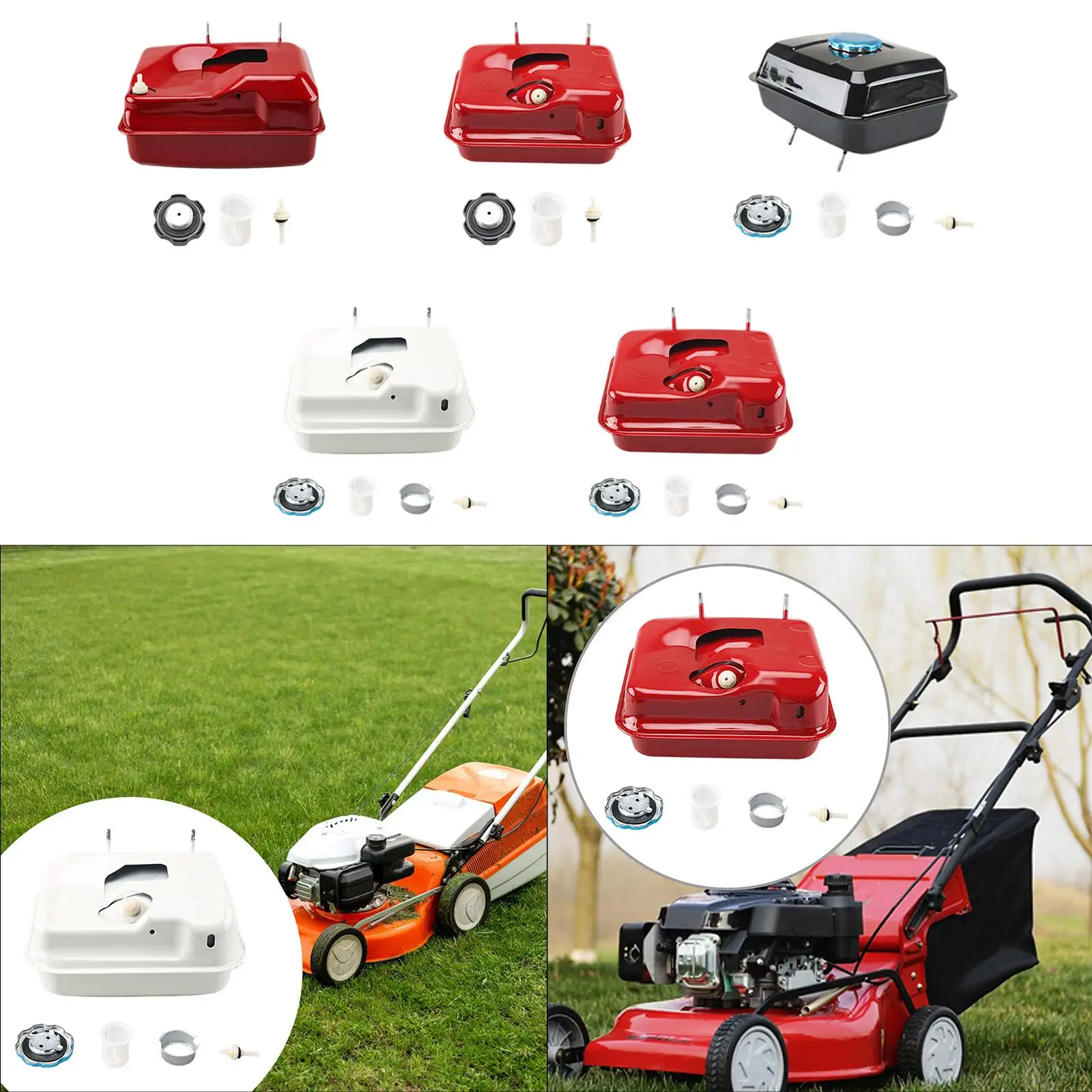 Lawn Mower Gas Fuel Tank Replacement Reservoir Assembly High Performance Accessory Cultivator Fuel Reservoir Garden Power Tool
Lawn Mower Gas Fuel Tank Replacement Reservoir Assembly High Performance Accessory Cultivator Fuel Reservoir Garden Power Tool