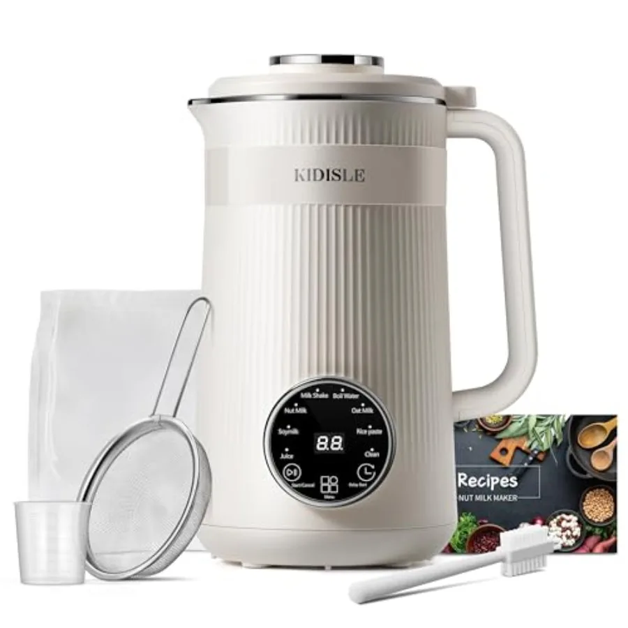 8 in 1 Nut Milk Maker Blender 32oz Homemade Soy Almond Oat Coconut Plant Based and Non Dairy Beverages Automatic Soybean Machin
8 in 1 Nut Milk Maker Blender 32oz Homemade Soy Almond Oat Coconut Plant Based and Non Dairy Beverages Automatic Soybean Machin