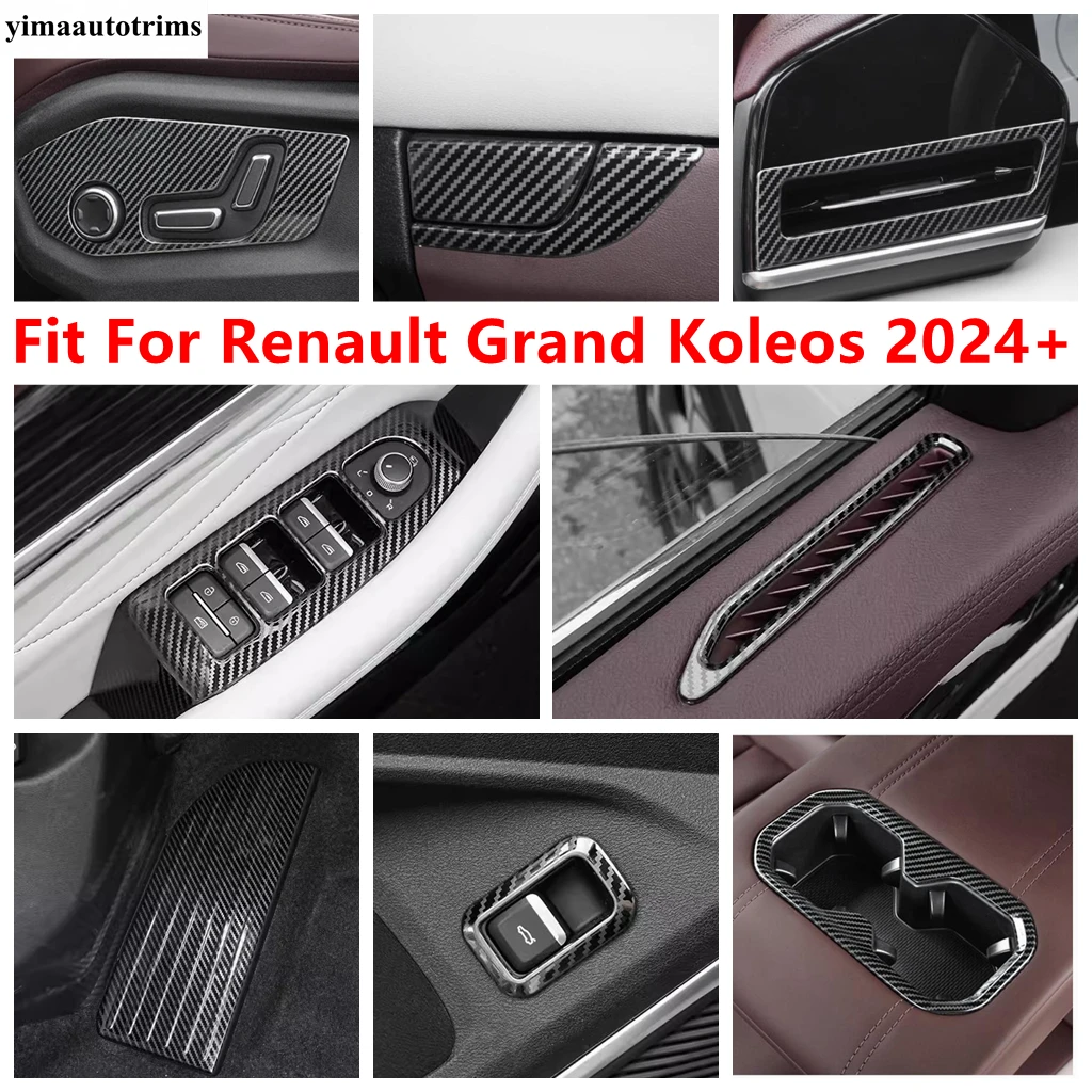 Car Door Air AC Outlet / Window Lift / Glove Box / Seat Adjust Panel Cover Trim Accessories For Renault Grand Koleos 2024 2025
Car Door Air AC Outlet / Window Lift / Glove Box / Seat Adjust Panel Cover Trim Accessories For Renault Grand Koleos 2024 2025