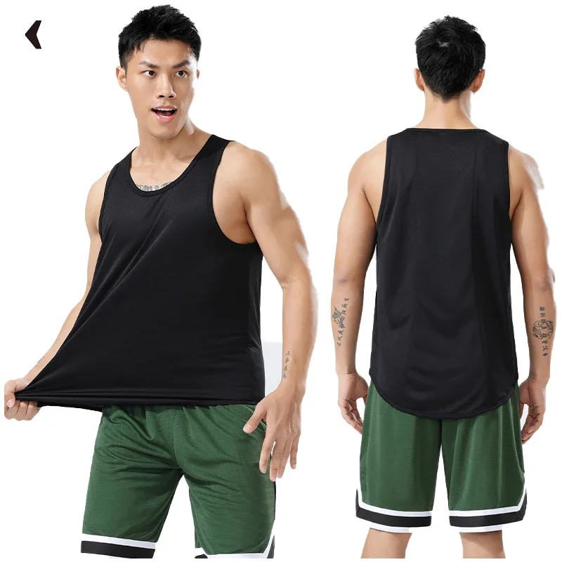 Custom Men's Sports Vest Tights Outdoor Running T-shirt Gym Sleeveless Waistcoat High-elastic Quick dry Fitness Tank Top T001
Custom Men's Sports Vest Tights Outdoor Running T-shirt Gym Sleeveless Waistcoat High-elastic Quick dry Fitness Tank Top T001